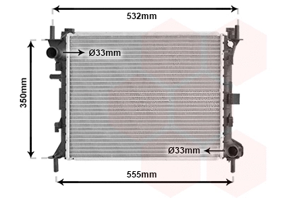 Radiator, engine cooling (18002263)