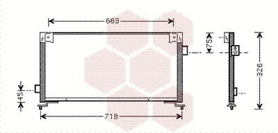 Condenser, air conditioning (51005044)