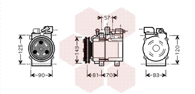 Compressor, air conditioning (8200K139)