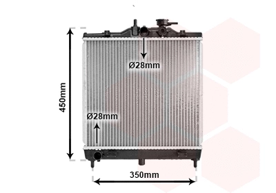 Radiator, engine cooling (83002064)