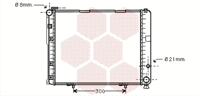 Radiator, engine cooling (30002236)