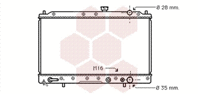 Radiator, engine cooling (32002030)