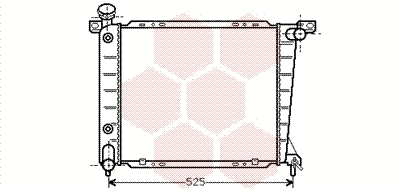 Radiator, engine cooling (18002199)