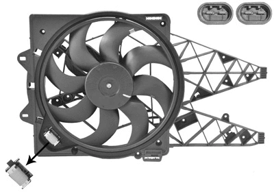 Fan, engine cooling (1638746)