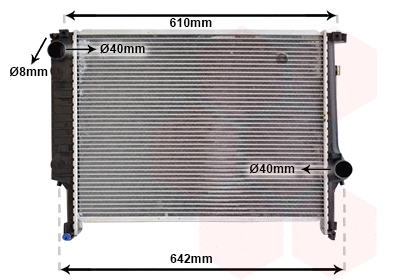 Radiator, engine cooling (06002132)