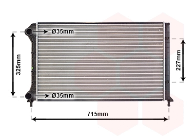 Radiator, engine cooling (17002262)