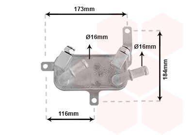 Oil Cooler, automatic transmission (37003698)
