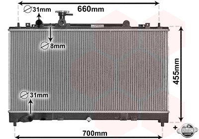 Radiator, engine cooling