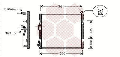 Condenser, air conditioning (25005090)