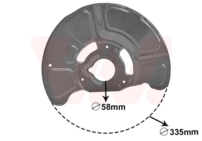 Splash Guard, brake disc (3044371)