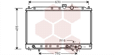 Radiator, engine cooling (32002078)