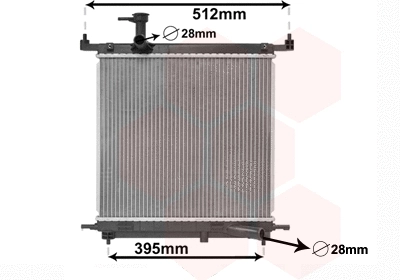 Radiator, engine cooling (13012706)
