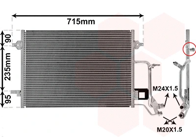 Condenser, air conditioning (03005116)