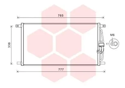 Condenser, air conditioning (77005052)