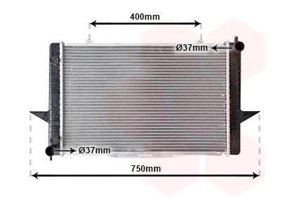 Radiator, engine cooling (59002064)