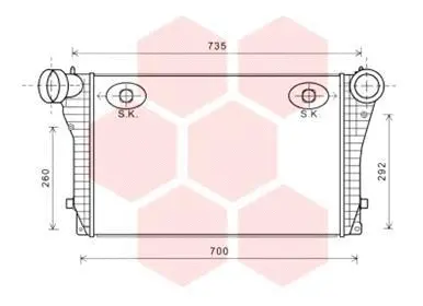 Charge Air Cooler (58004319)