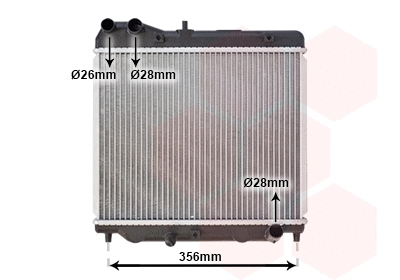 Radiator, engine cooling (25002178)