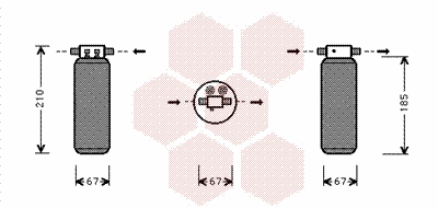 Dryer, air conditioning (0200D145)