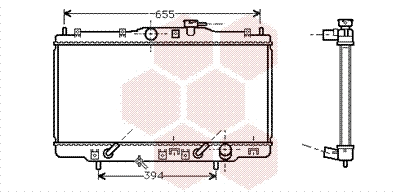 Radiator, engine cooling (25002119)