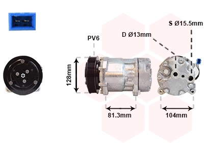 Compressor, air conditioning (5800K164)