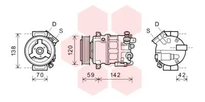 Compressor, air conditioning (3700K576)