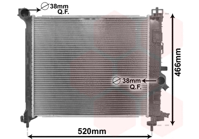 Radiator, engine cooling (37002561)
