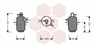 Dryer, air conditioning (3000D007)