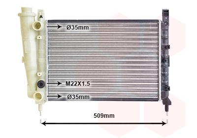 Radiator, engine cooling (17002040)