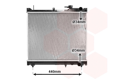 Radiator, engine cooling (52002079)