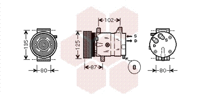 Compressor, air conditioning (4300K311)