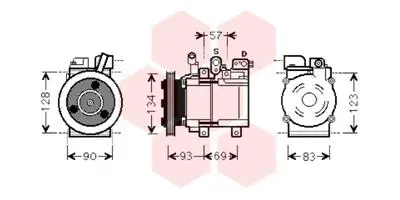 Compressor, air conditioning (8200K264)