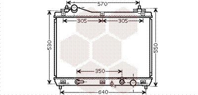 Radiator, engine cooling (52002102)