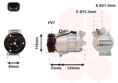 Compressor, air conditioning (4300K384)