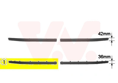 Trim/Protection Strip, bumper (0639484)