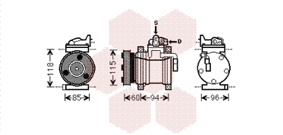 Compressor, air conditioning (8200K217)