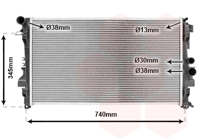 Radiator, engine cooling (30002356)
