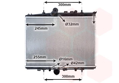 Radiator, engine cooling (40002217)