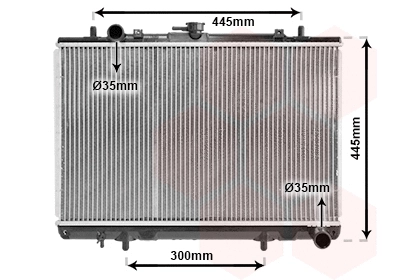 Radiator, engine cooling (32002188)