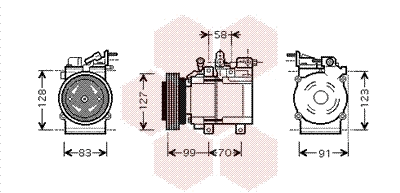 Compressor, air conditioning (8200K160)