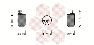 Dryer, air conditioning (7700D028)