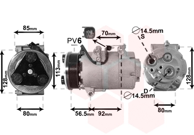 Compressor, air conditioning (1800K497)