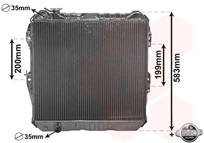 Radiator, engine cooling