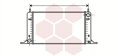 Radiator, engine cooling (18002096)