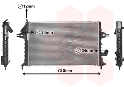 Radiator, engine cooling (37002294)