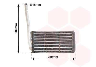 Heat Exchanger, interior heating (02006195)