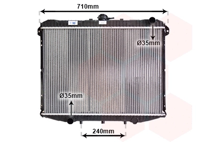 Radiator, engine cooling (13002148)