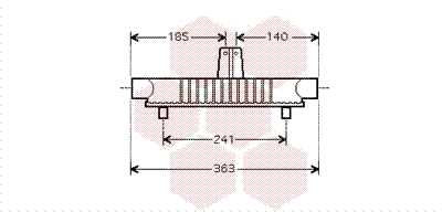 Oil Cooler, engine oil (40003284)