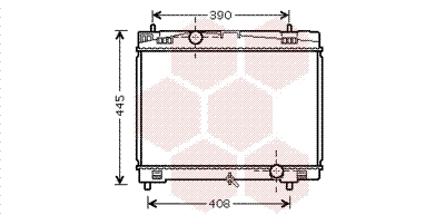 Radiator, engine cooling (53002482)