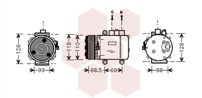 Compressor, air conditioning (1800K420)