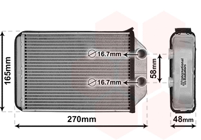 Heat Exchanger, interior heating (03006393)